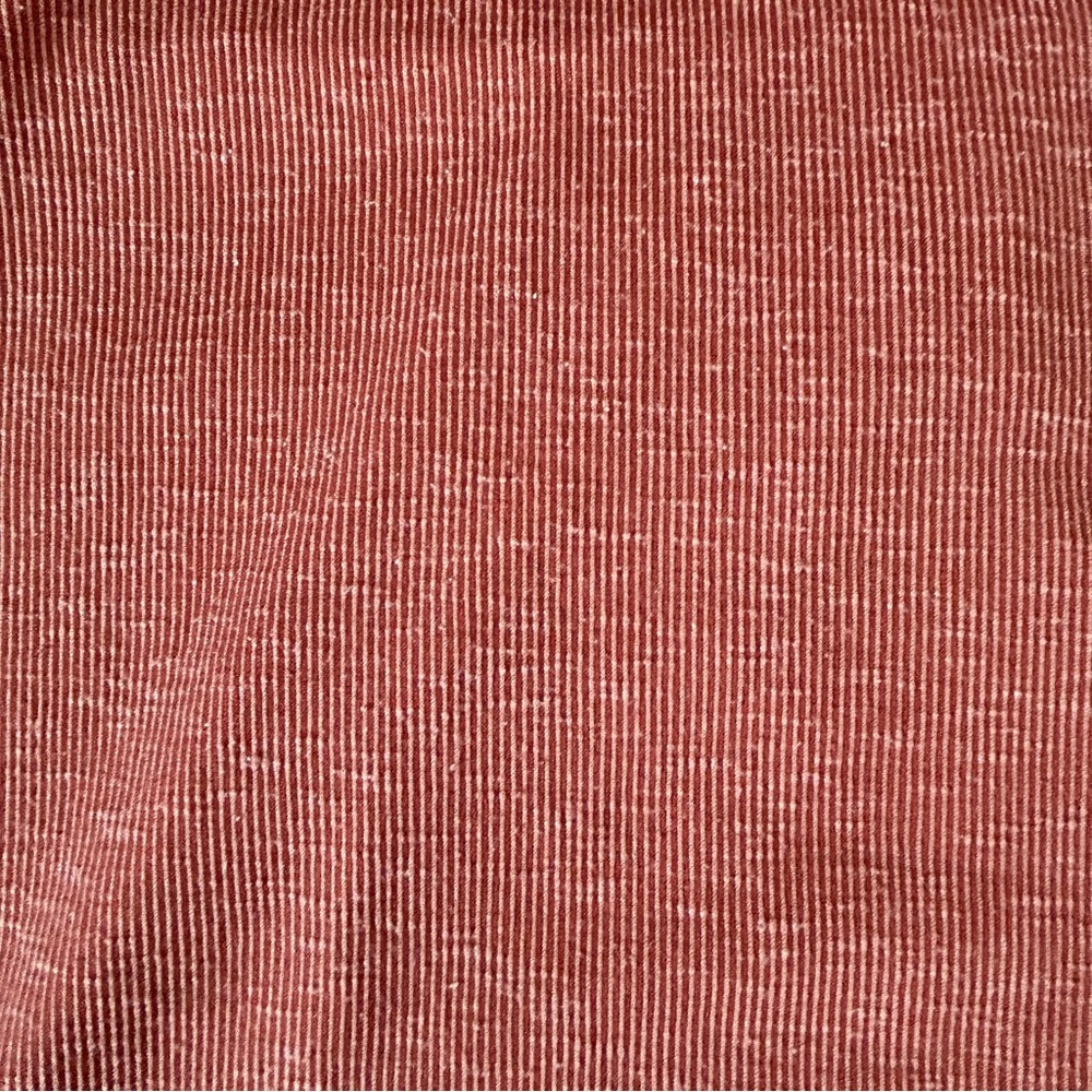Women's Rust Long Sleeve Top, Size XL, Rounded Bottom, Ruffles - Picture 7 of 7